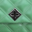 Bolsa De Ombro Matelassê Couro Verde - imagem 5
