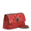 Bolsa De Ombro Matelassê Couro Vermelho - imagem 3