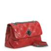 Bolsa De Ombro Matelassê Couro Vermelho - imagem 3