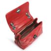 Bolsa De Ombro Matelassê Couro Vermelho - imagem 5