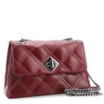 Bolsa De Ombro Matelassê Couro Vermelho Cereja - imagem 2
