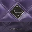 Bolsa De Ombro Matelassê Couro Violeta - imagem 5