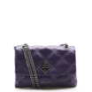 Bolsa De Ombro Matelassê Couro Violeta - imagem 1