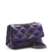 Bolsa De Ombro Matelassê Couro Violeta - imagem 2