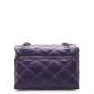 Bolsa De Ombro Matelassê Couro Violeta - imagem 3