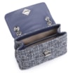 Bolsa De Ombro Matelassê Tweed Azul - imagem 5