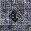 Bolsa De Ombro Matelassê Tweed Azul - imagem 6