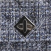Bolsa De Ombro Matelassê Tweed Azul - imagem 6