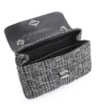 Bolsa De Ombro Matelassê Tweed Preto - imagem 4