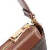  Bolsa De Ombro Média Alt/Couro Marrom Bolso Frontal Monograma - imagem 5