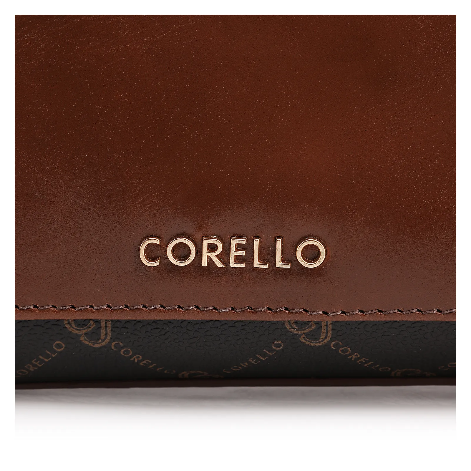  Bolsa De Ombro Média Alt/Couro Marrom Bolso Frontal Monograma