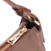 Bolsa De Ombro Média Couro Marrom Alça Nó - imagem 6
