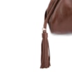 Bolsa De Ombro Média Couro Marrom Tag - imagem 7