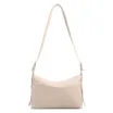  Bolsa De Ombro Média Couro/Ráfia Off White Tramado Barbicacho - imagem 2