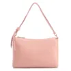 Bolsa De Ombro Média Couro Rosa Alça Nó - imagem 1