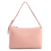 Bolsa De Ombro Média Couro Rosa Alça Nó - imagem 1