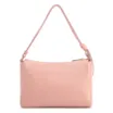 Bolsa De Ombro Média Couro Rosa Alça Nó - imagem 4