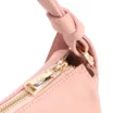 Bolsa De Ombro Média Couro Rosa Alça Nó - imagem 6
