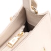 Bolsa De Ombro Média Off White Couro Lezard Pingente - imagem 5