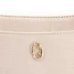 Bolsa De Ombro Média Off White Couro Lezard Pingente - imagem 6