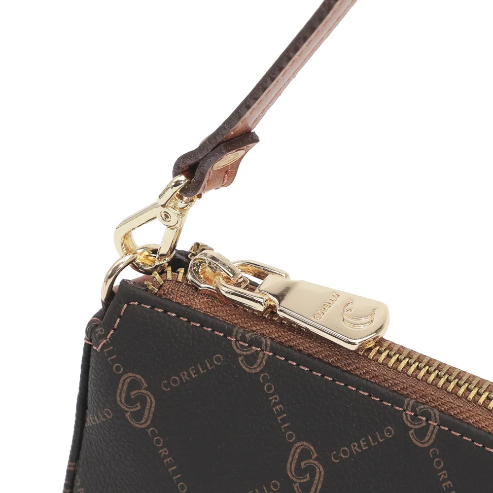 Bolsa De Ombro Monograma Marrom - imagem 5