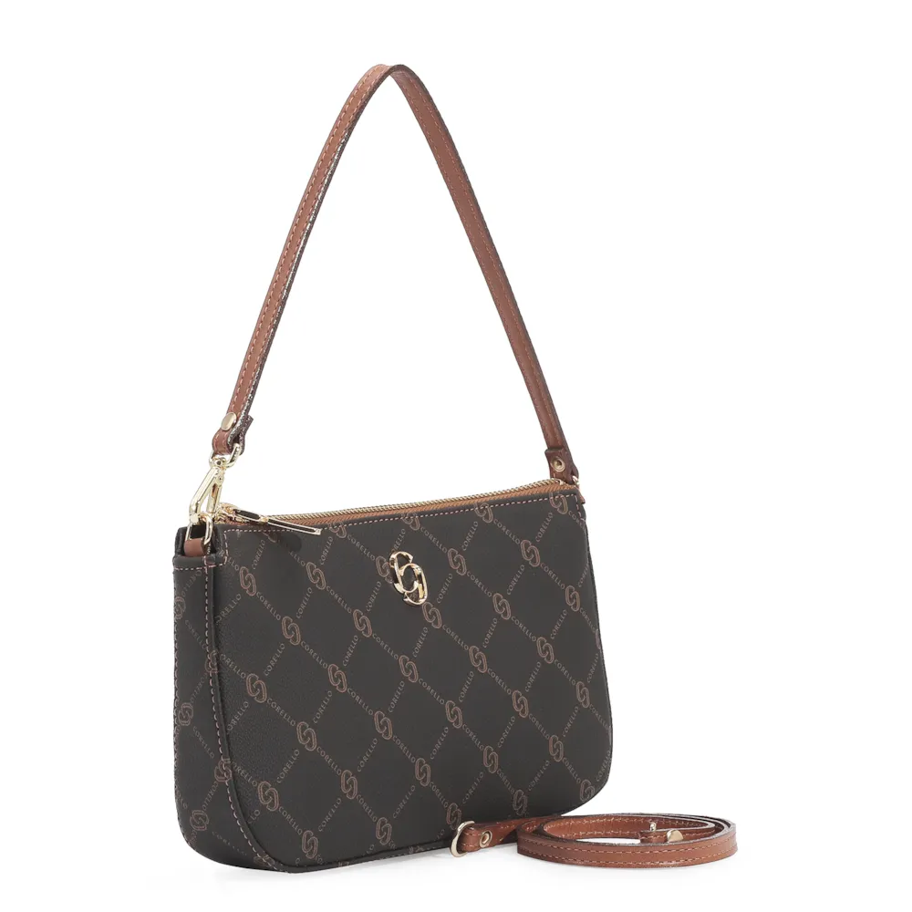 Bolsa De Ombro Monograma Marrom - imagem 2