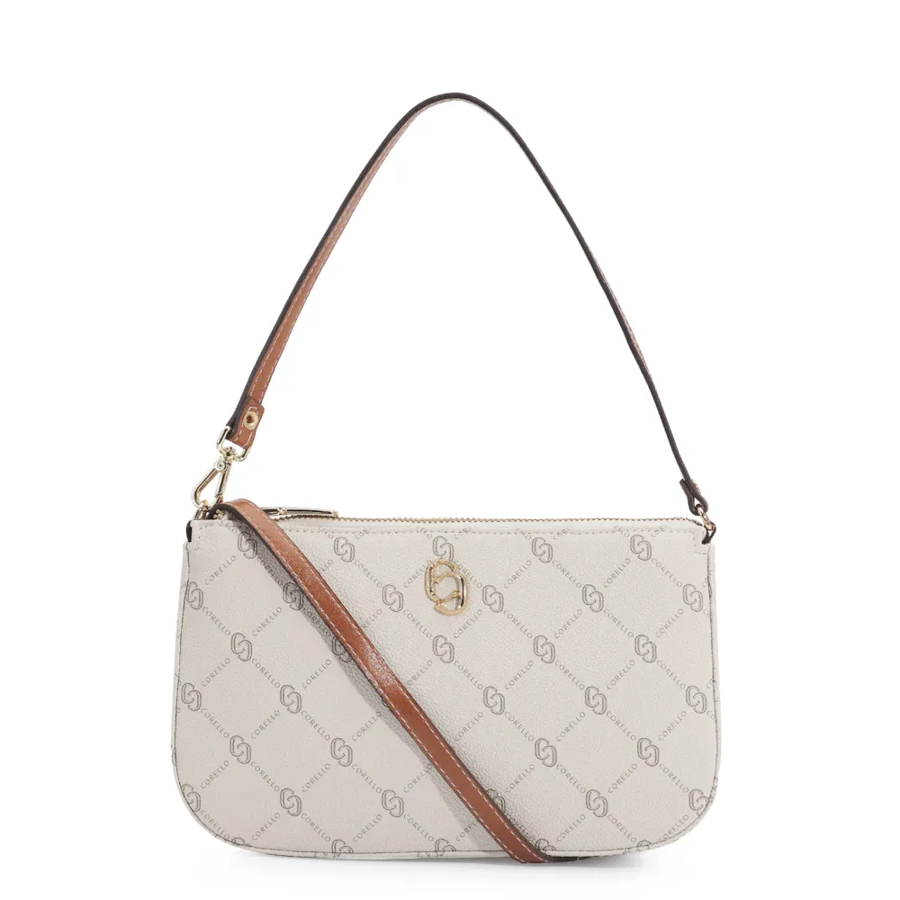 Bolsa De Ombro Monograma Off White