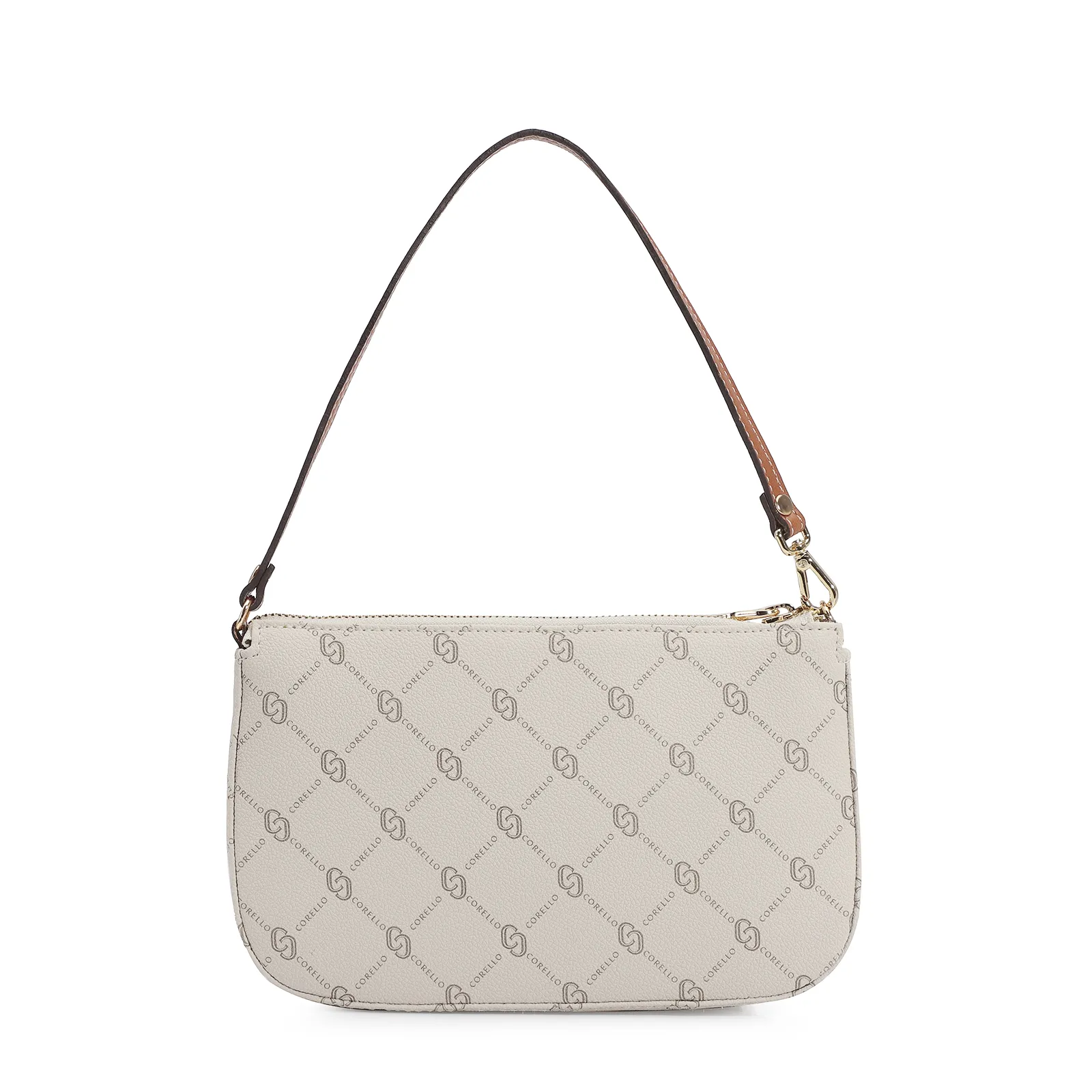 Bolsa De Ombro Monograma Off White