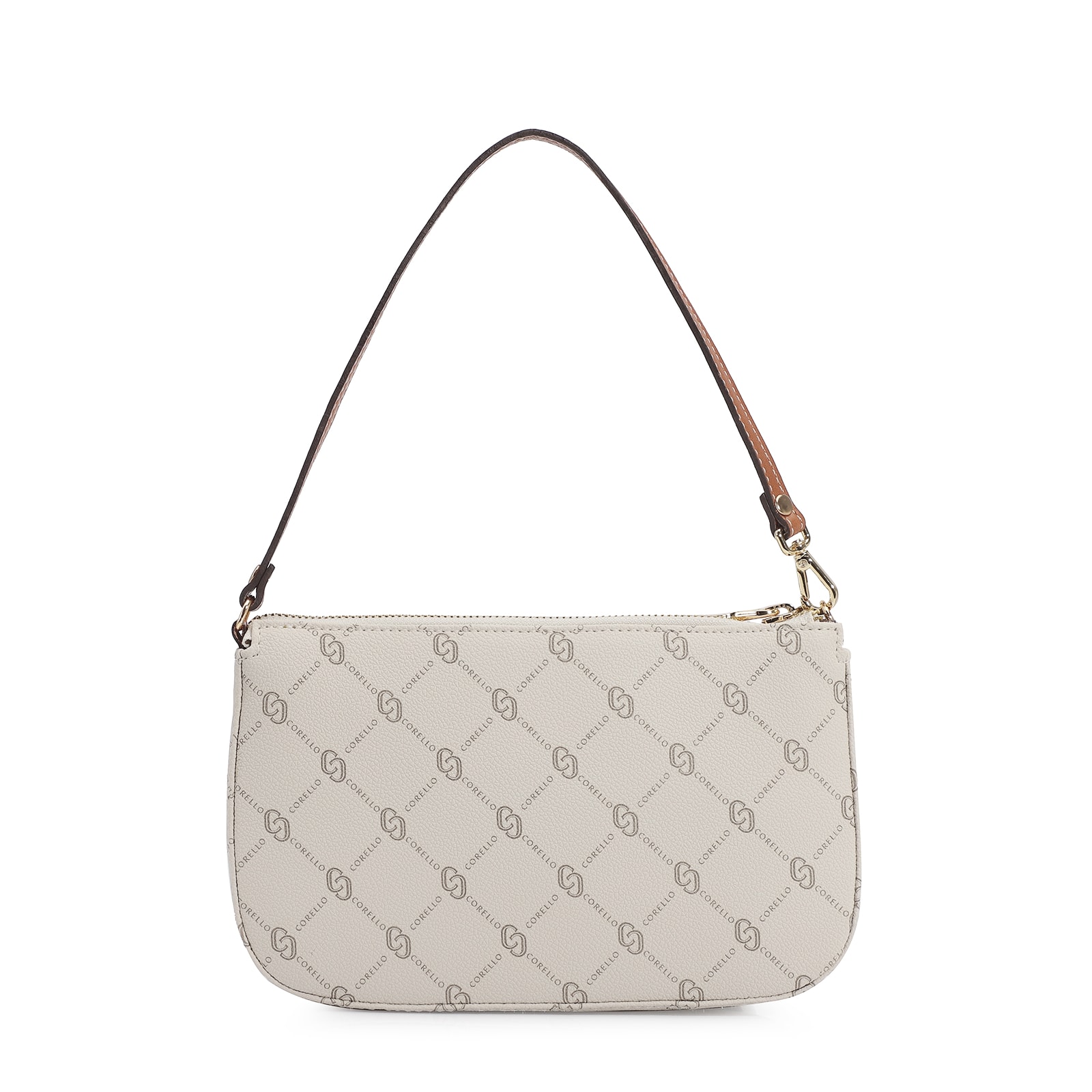 Bolsa De Ombro Monograma Off White