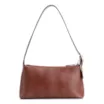 Bolsa De Ombro Ondas Couro Marrom - imagem 4