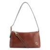 Bolsa De Ombro Ondas Couro Marrom - imagem 1