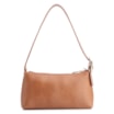 Bolsa De Ombro Ondas Couro Marrom Claro - imagem 3