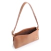 Bolsa De Ombro Ondas Couro Marrom Claro - imagem 4