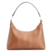 Bolsa De Ombro Ondas Couro Marrom Claro - imagem 3
