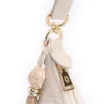 Bolsa De Ombro Ondas Couro Off White - imagem 5