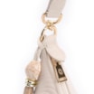 Bolsa De Ombro Ondas Couro Off White - imagem 5