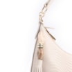 Bolsa De Ombro Ondas Couro Off White - imagem 7