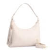Bolsa De Ombro Ondas Couro Off White - imagem 2