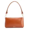 Bolsa De Ombro Patchwork Couro Marrom Claro - imagem 4