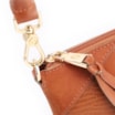 Bolsa De Ombro Patchwork Couro Marrom Claro - imagem 9