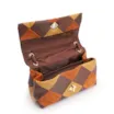 Bolsa De Ombro Patchwork Couro Marrom/Couro Colors - imagem 5
