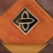 Bolsa De Ombro Patchwork Couro Marrom/Couro Colors - imagem 6