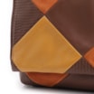 Bolsa De Ombro Patchwork Couro Marrom/Couro Colors - imagem 7