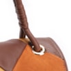 Bolsa De Ombro Patchwork Couro Marrom/Couro Colors - imagem 8