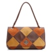 Bolsa De Ombro Patchwork Couro Marrom/Couro Colors - imagem 1