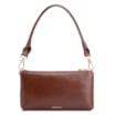 Bolsa De Ombro Patchwork Couro Marrom Escuro - imagem 4