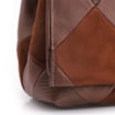 Bolsa De Ombro Patchwork Couro Marrom/Patcwork Marrom - imagem 7