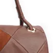 Bolsa De Ombro Patchwork Couro Marrom/Patcwork Marrom - imagem 8