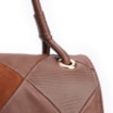 Bolsa De Ombro Patchwork Couro Marrom/Patcwork Marrom - imagem 8