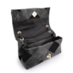 Bolsa De Ombro Patchwork Couro Preto - imagem 5